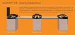 Alukap XR glazing bar tolerances and deductions
