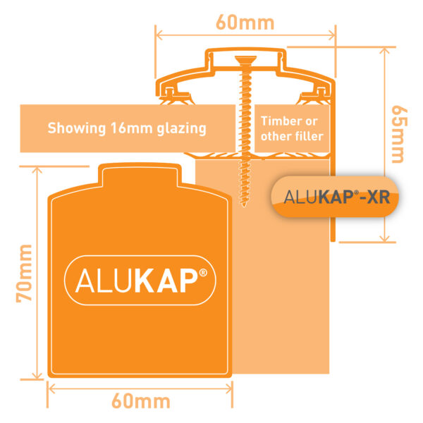 ALUKAP®-XR Aluminium Gable End Bar