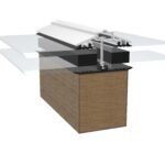 CAPEX 50 white rafter supported glazing bar