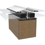 White CAPEX 70 concealed fixing rafter supported glazing bar