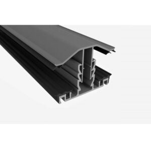 Anthracite Grey Exitex Capex Snap Down Glazing Bar for 10mm to 25mm polycarbonate sheet