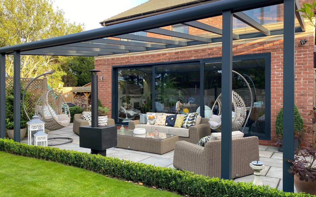 Excel glass roof garden veranda glazed with 8.8mm laminated glass