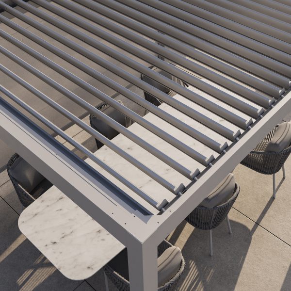 Electric Louvered Roof Pergola incl LED Lighting