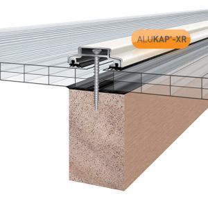45mm Wide 6.0m Alukap XR Aluminium Rafter Supported Glazing Bar incl end caps (available in any colour)