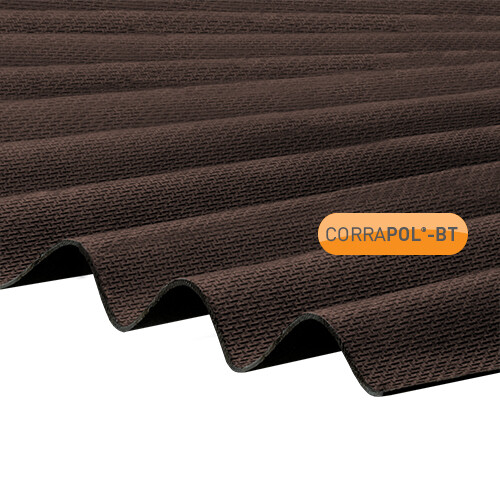 Corrugated Brown Bitumen Sheet 930 x 2000 HIGH PROFILE