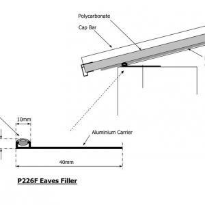 4.0m Eaves Filler for Rafter Supported Bar